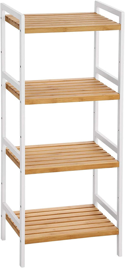 SONGMICS 4-Tier Bamboo Storage Rack
