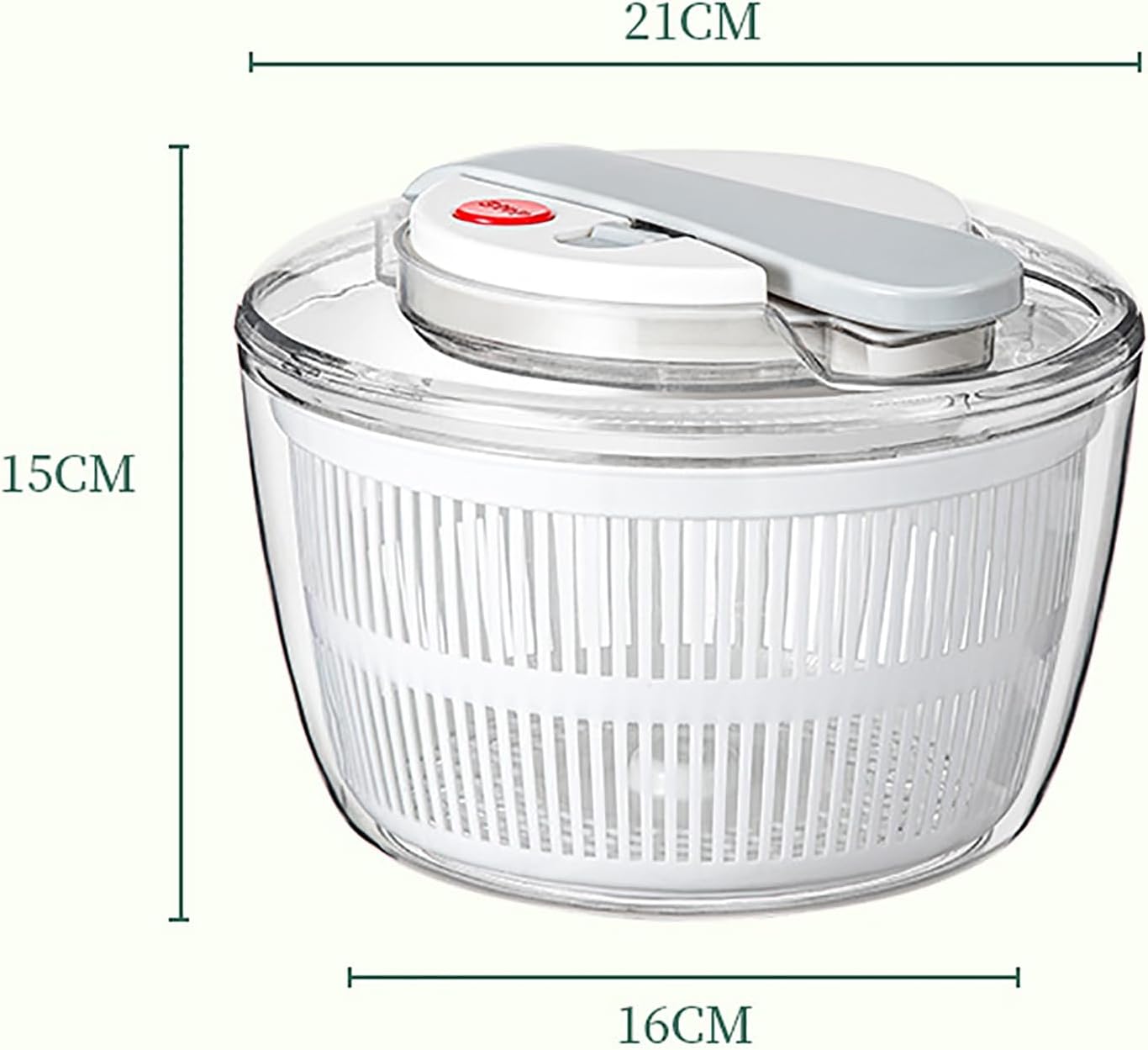 Vegetable Fruit Spinner 3L Manual Dryer