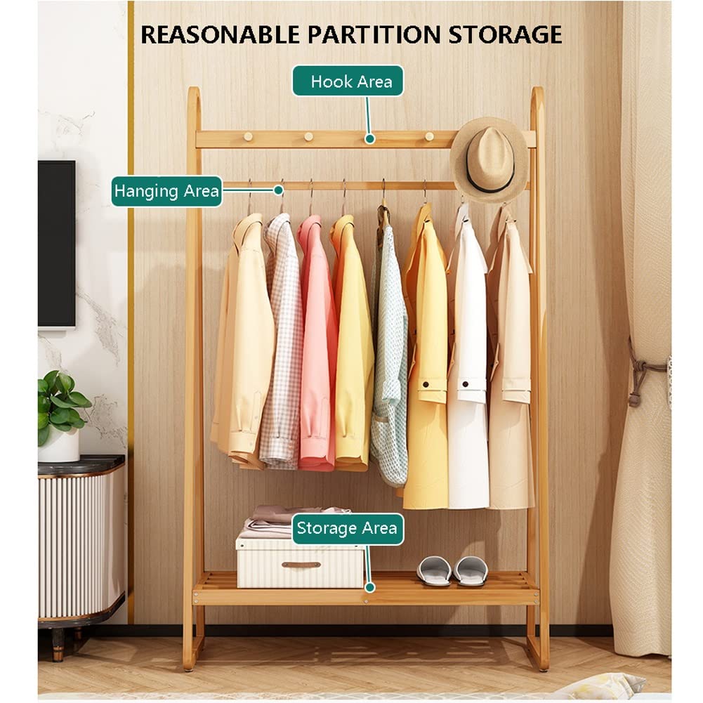 Bamboo Clothes Rack