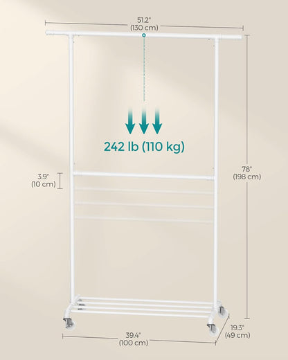 SONGMICS Heavy-Duty Clothes Rack