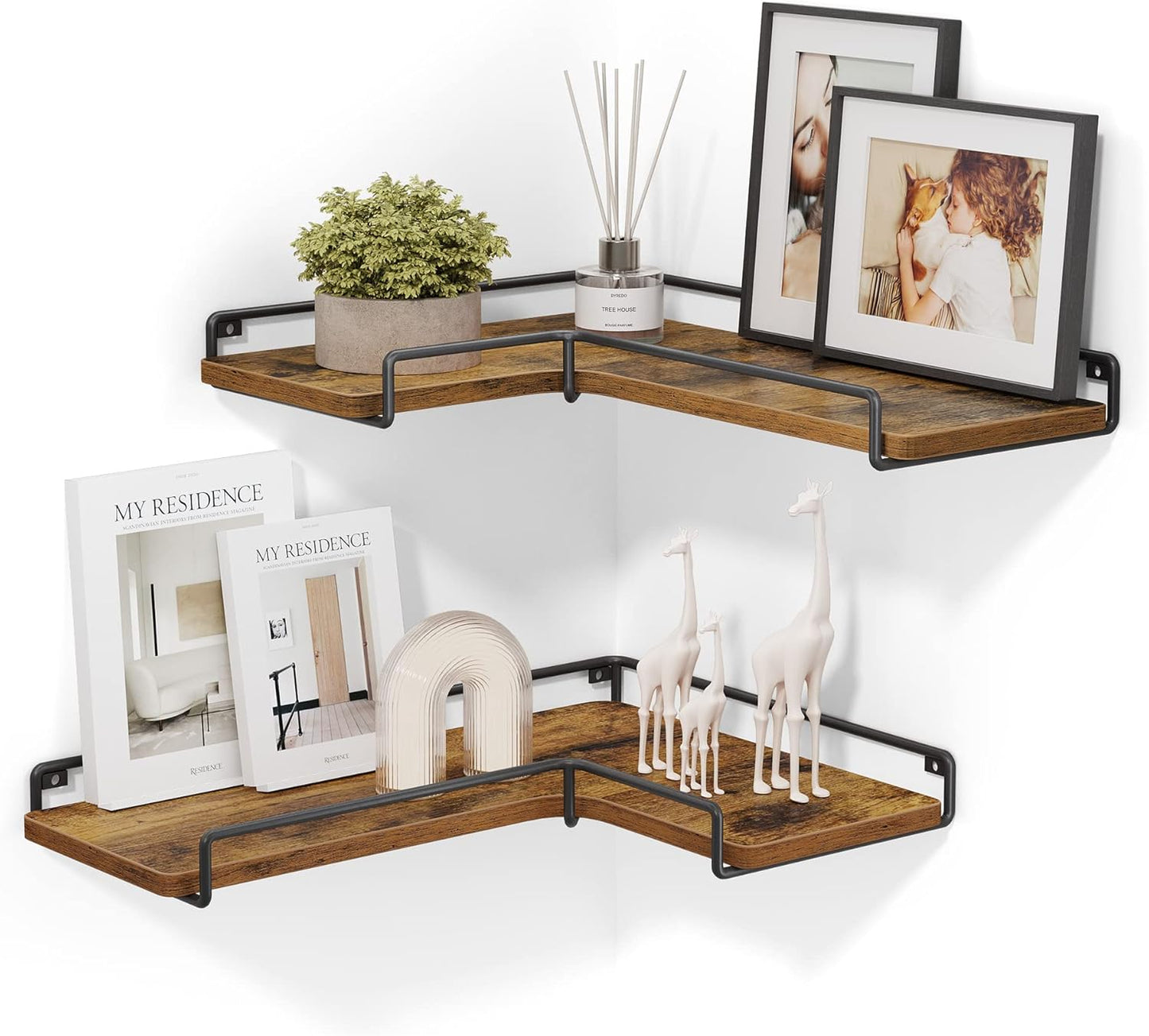 VASAGLE Floating Shelves, Set of 2 LLS831B01