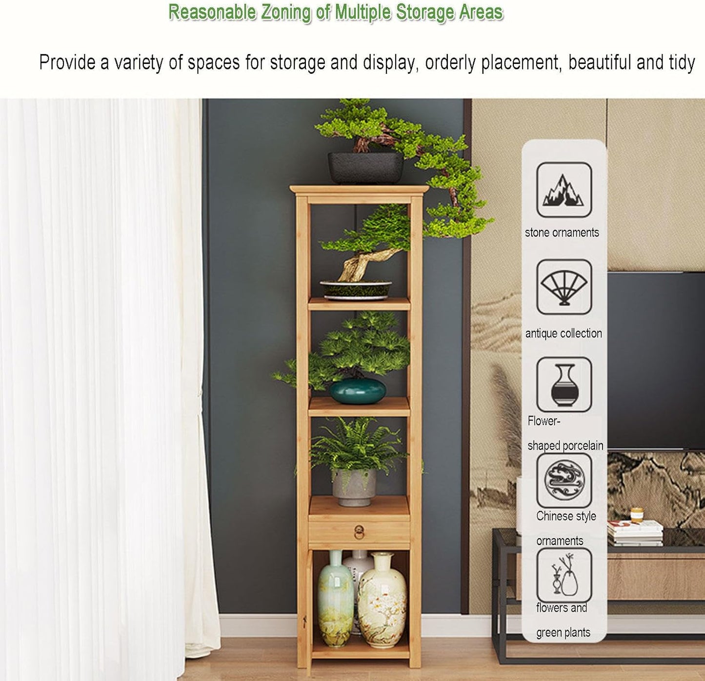 Bamboo Plant Stand