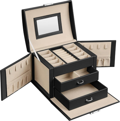 SONGMICS 3-Tier Jewellery Box