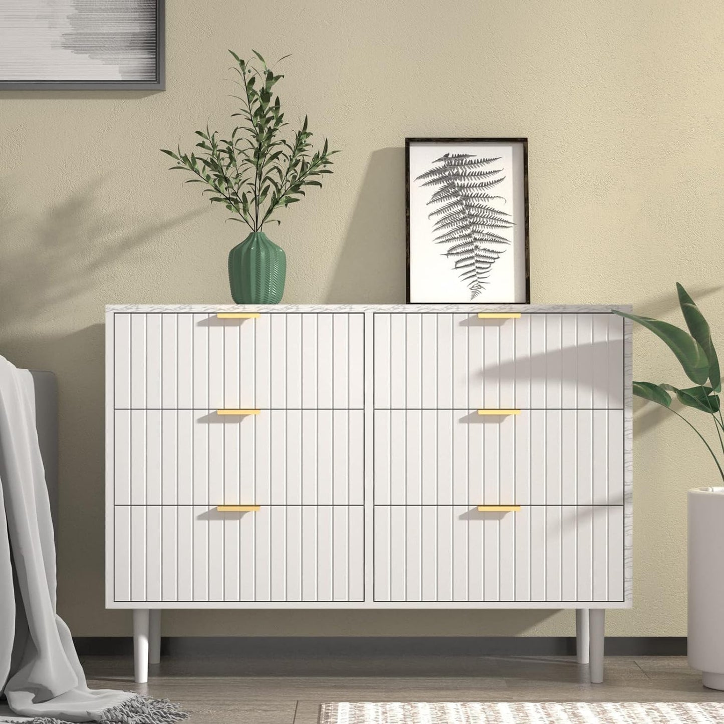 Sideboard, Chest of Drawers HKBFDC016WH0CJ