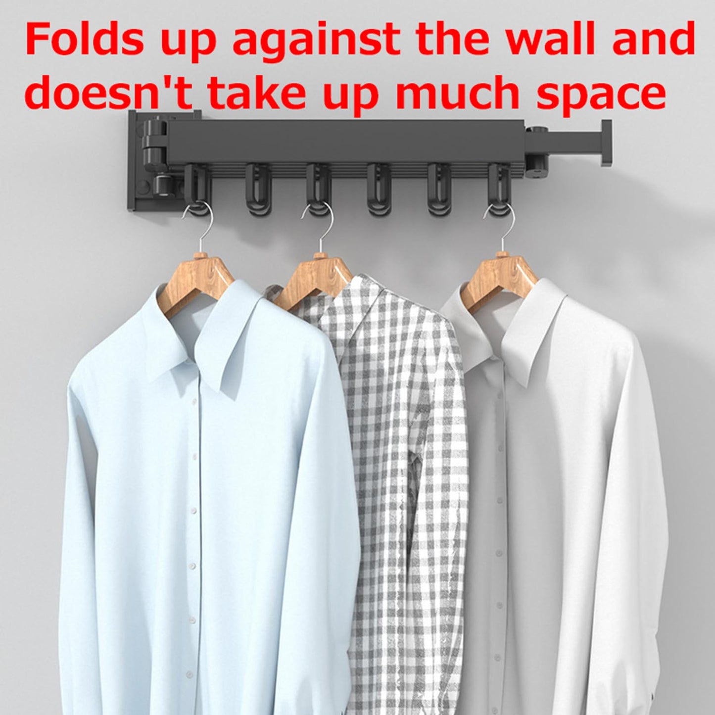 Foldable Clothes Drying Rack Wall Mounted