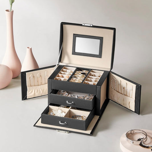 SONGMICS 3-Tier Jewellery Box