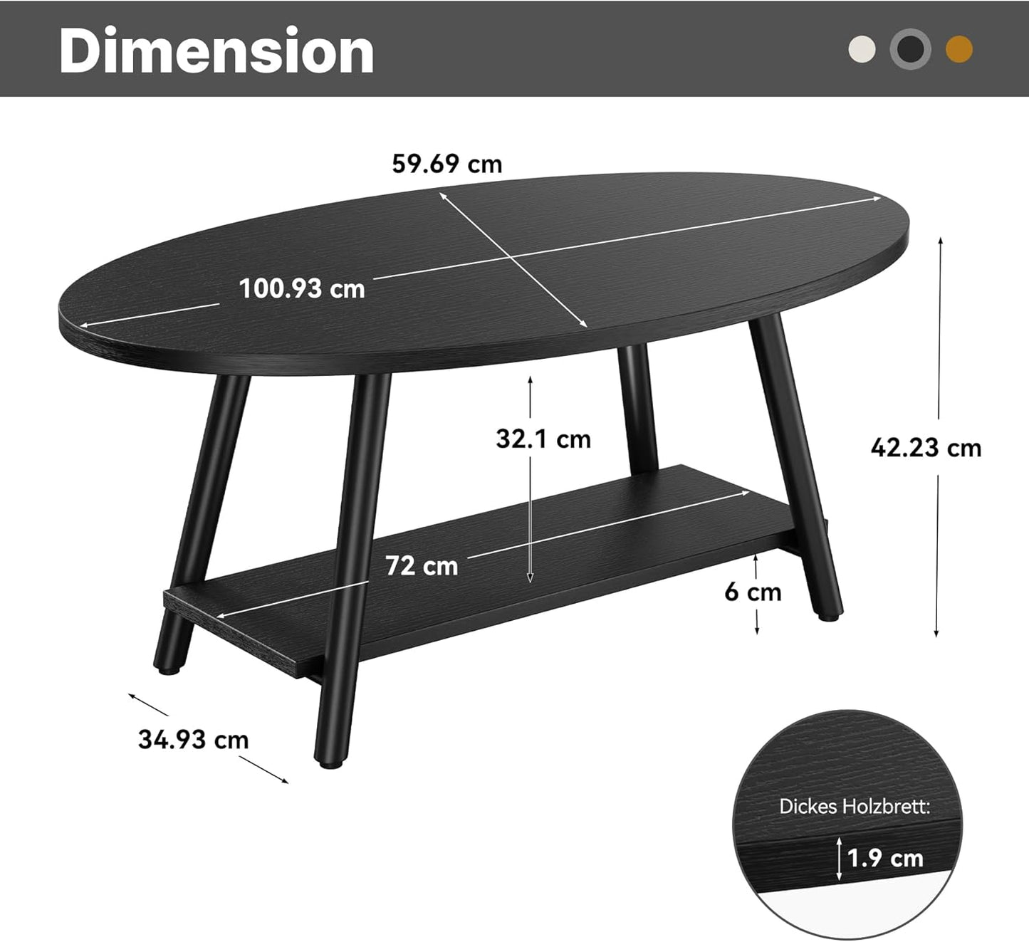 Hawthyhome Round Side Table FU02007BL