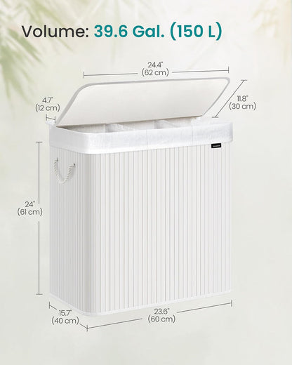 SONGMICS Laundry Basket LCB091W01V1