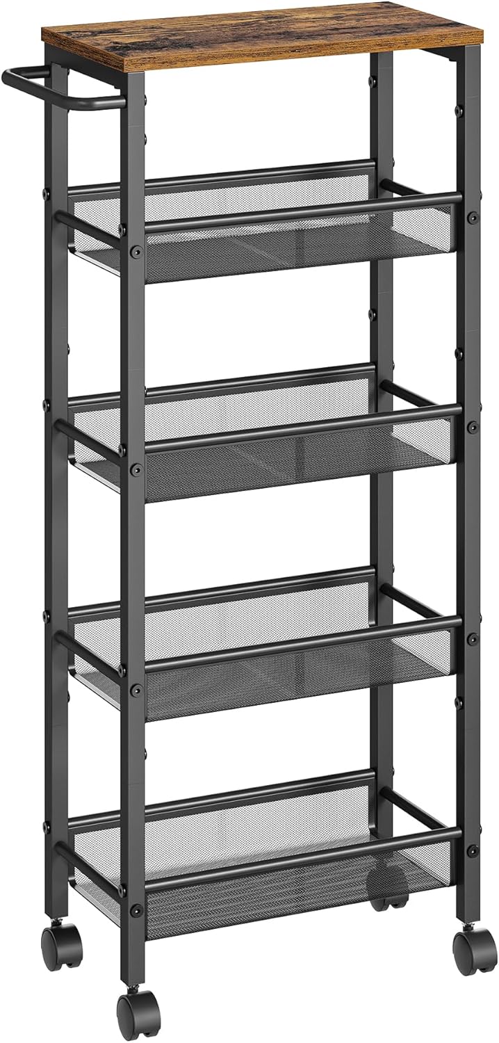 VASAGLE 5-Shelf Trolley