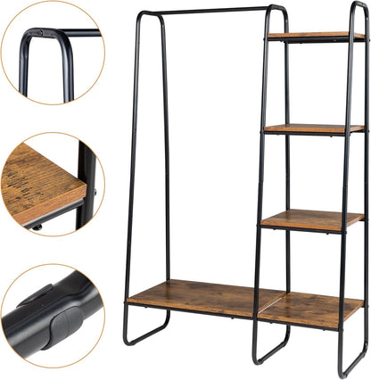 Clothes Rack with Shelves