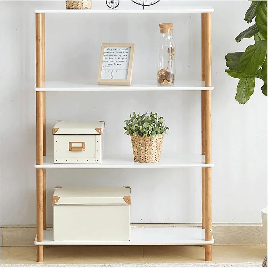 4-Tier Bamboo Shelf