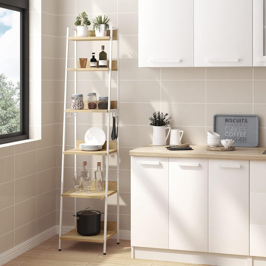 WOLTU Bookcase with 6 Levels