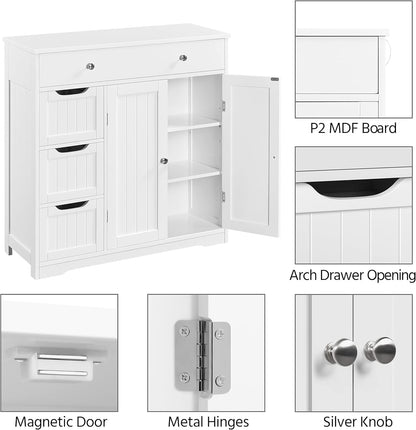 Yaheetech Bathroom Floor Cabinet