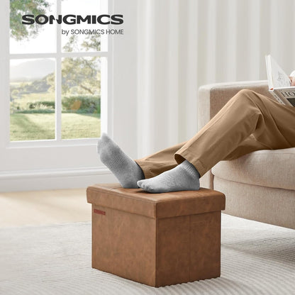 SONGMICS Bench with Storage Space