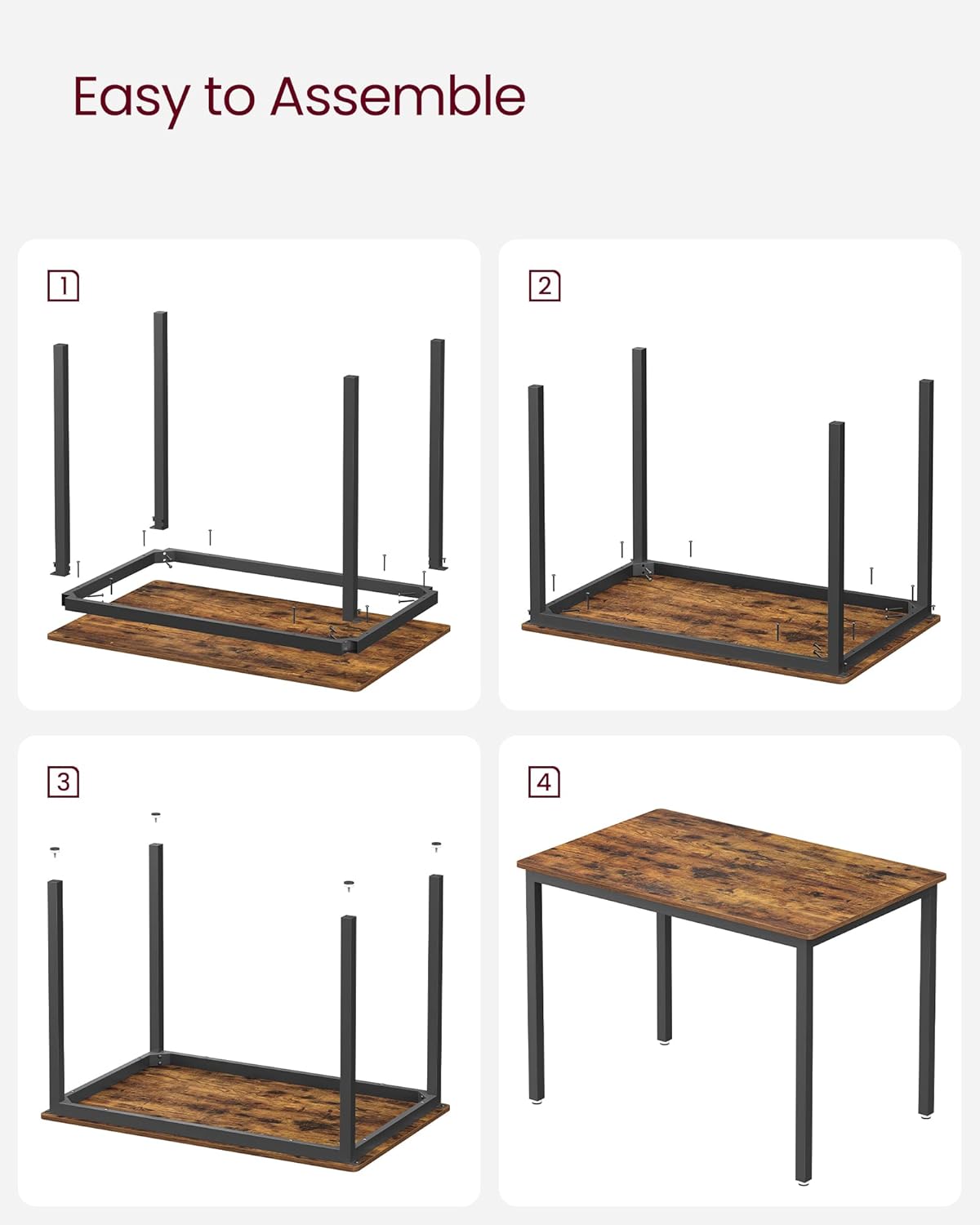 VASAGLE Dining Table KDT081B01