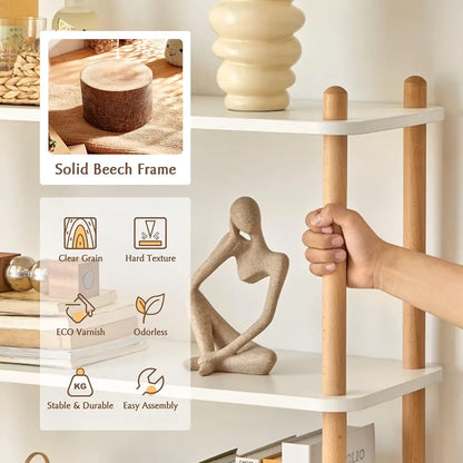 4-Tier Bamboo Shelf