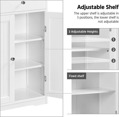 Yaheetech Bathroom Floor Cabinet