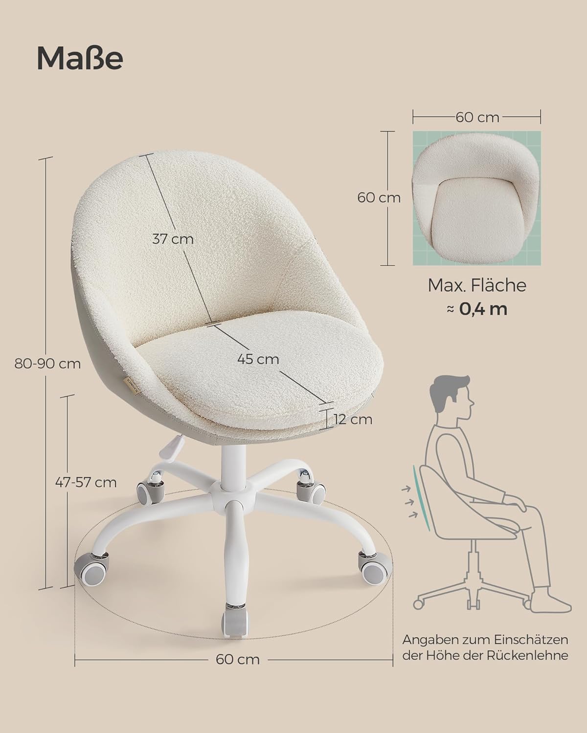 SONGMICS Home Office Chair