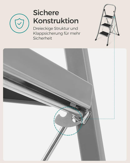 SONGMICS  3-Step Ladder