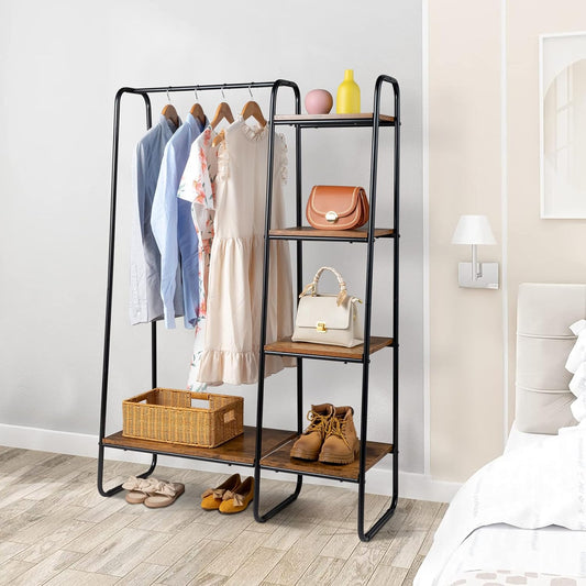 Clothes Rack with Shelves