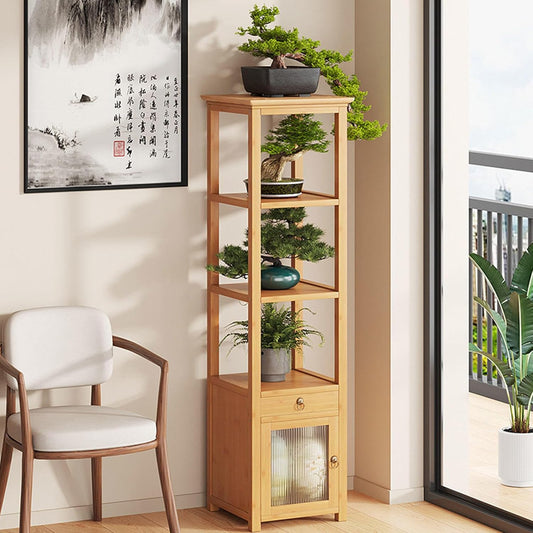 Bamboo Plant Stand