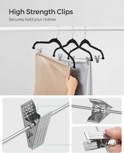 SONGMICS Trouser Hangers, Set of 20