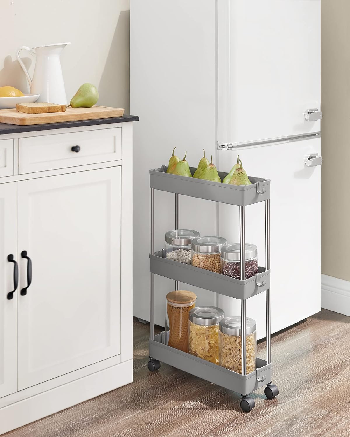 SONGMICS 3-Tier Storage Trolley,