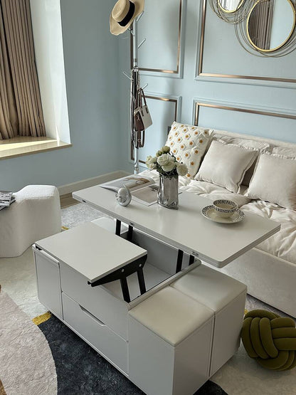 Homary White Lift Top Coffee