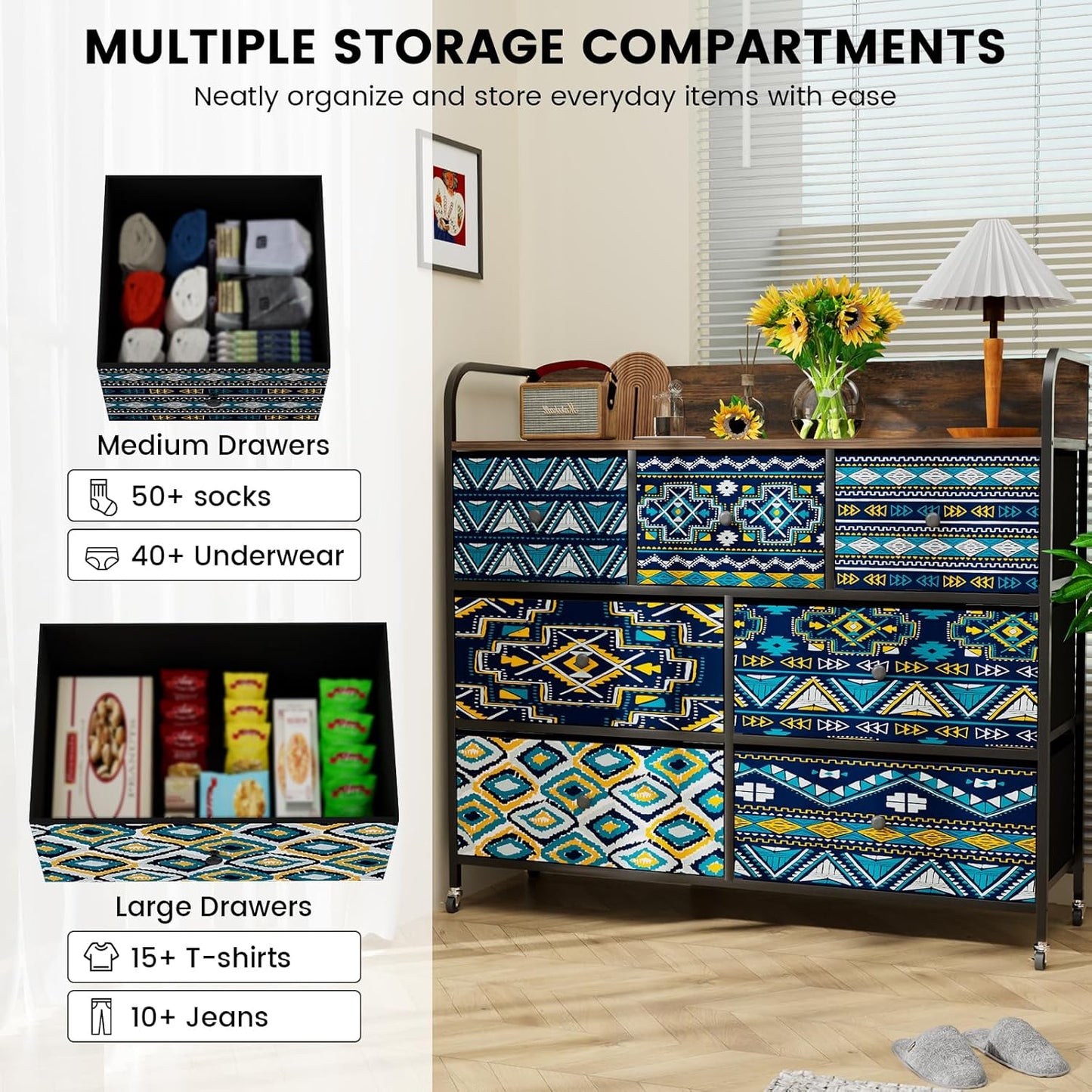 COMHOMA Chest of Drawers EU-HD01-BM