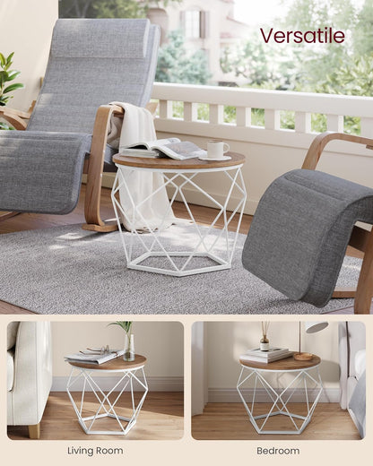 VASAGLE SET OF 2 Round Coffee Table
