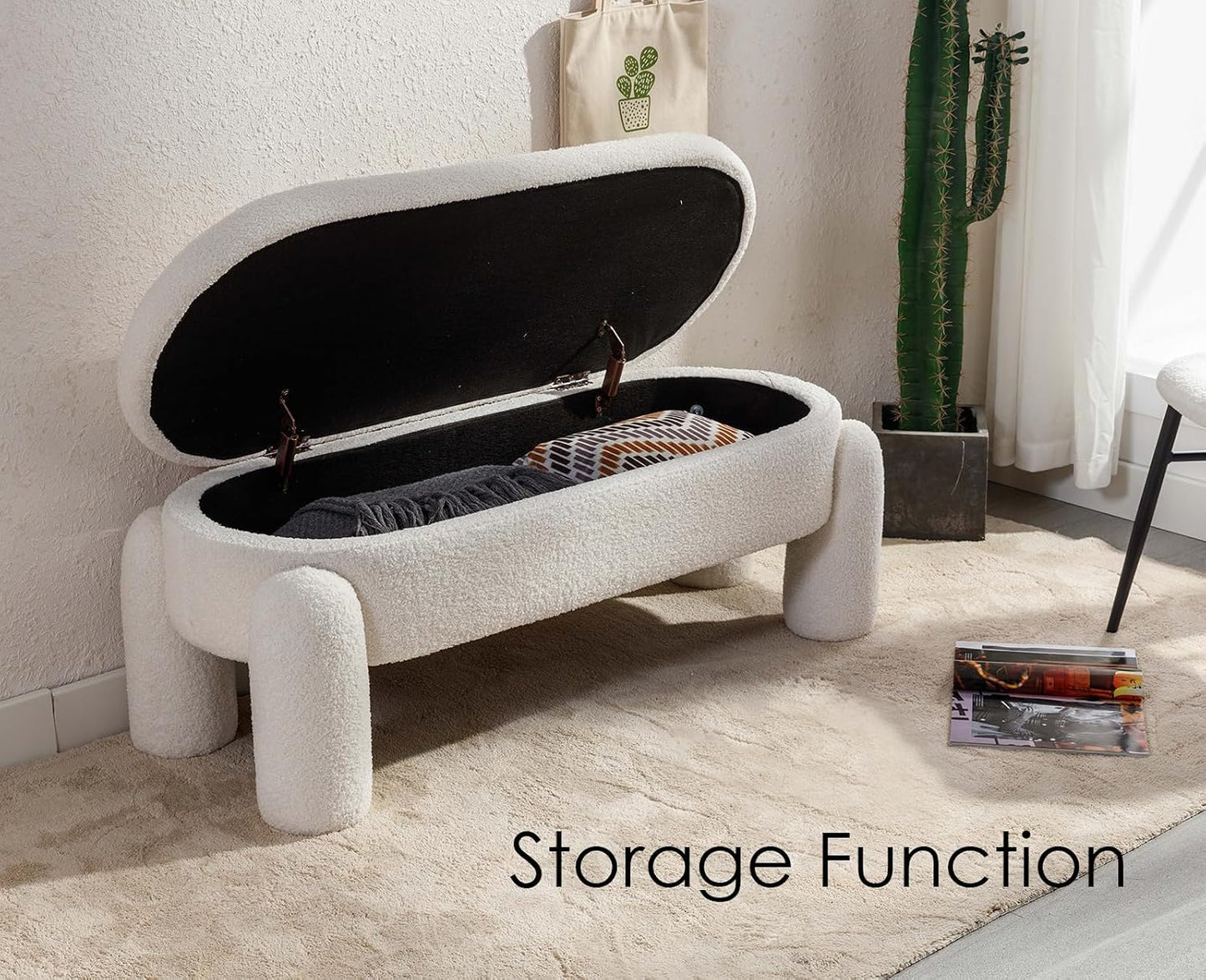 Wahson Storage Bench Stool
