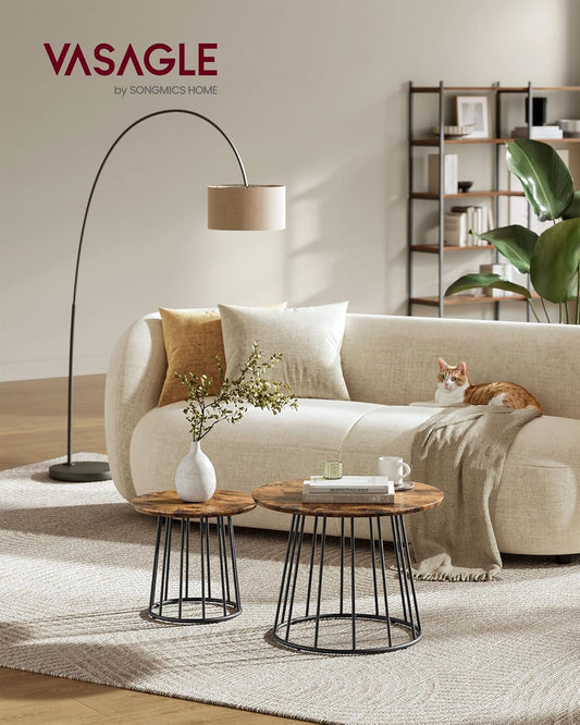VASAGLE Set of 2 Coffee Tables