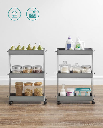 SONGMICS 3-Tier Storage Trolley,