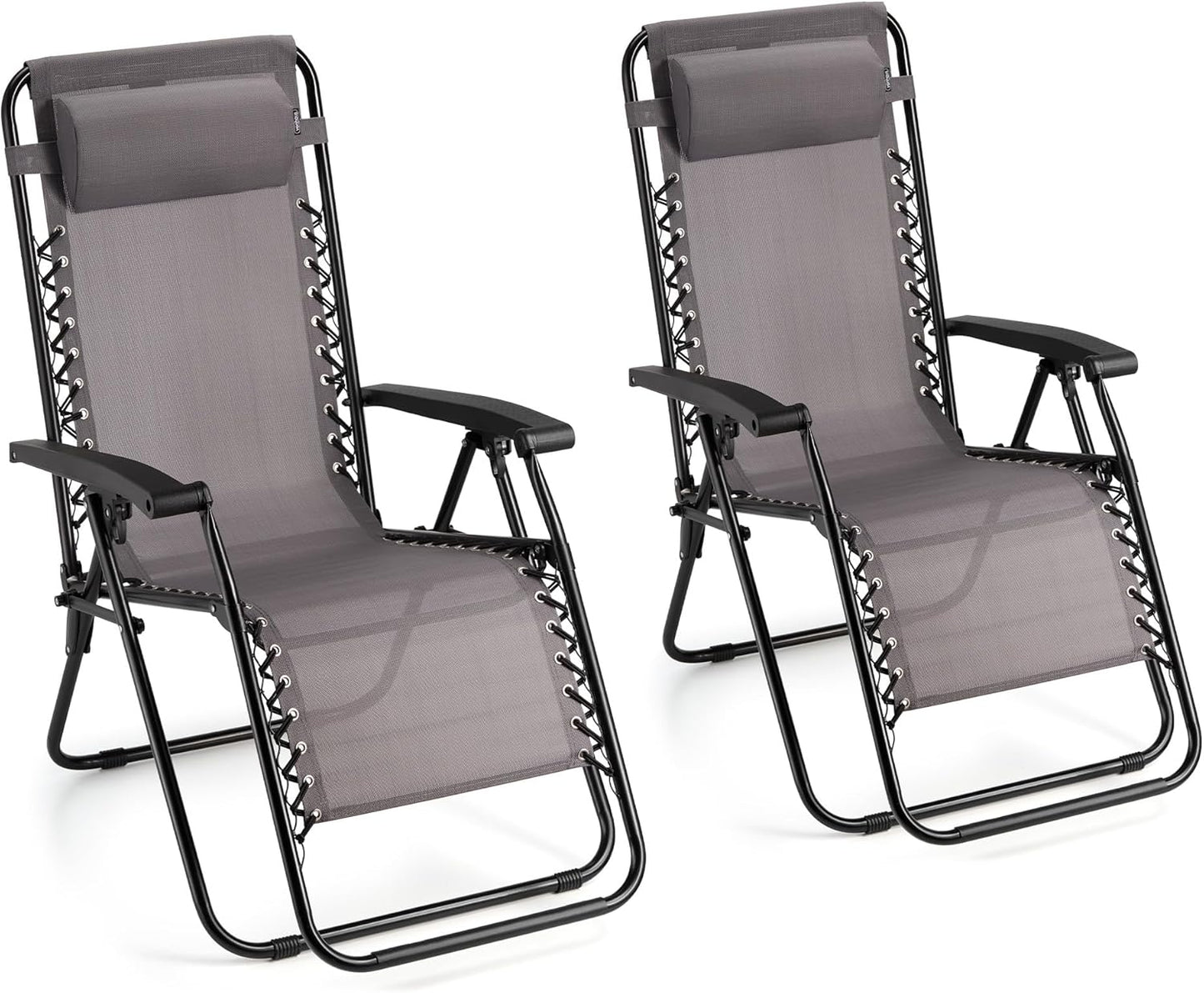 VonHaus Zero Gravity Chairs Set of 2