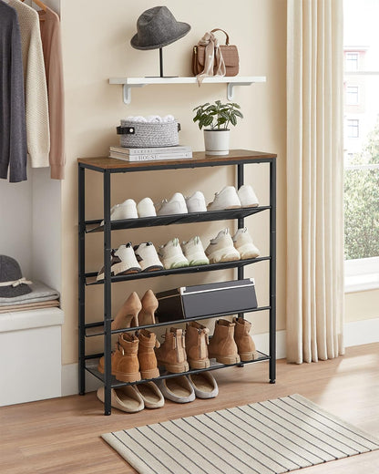 VASAGLE Shoe Rack 5 Tier