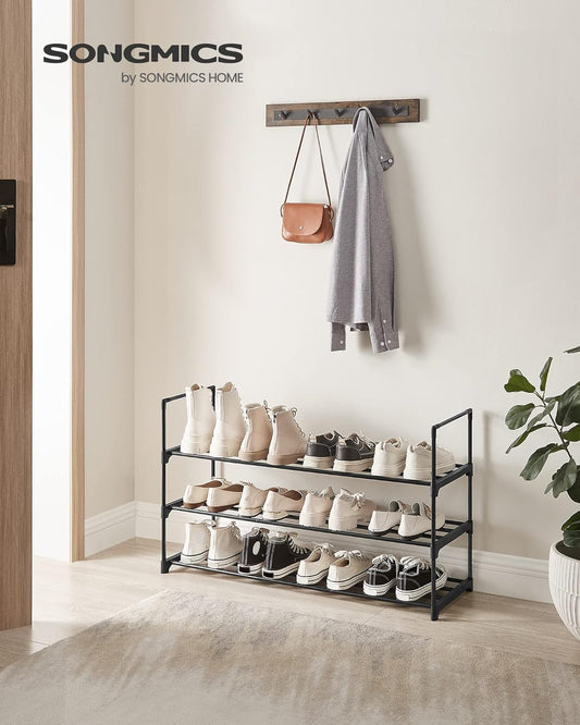 SONGMICS 3-Tier Shoe Rack