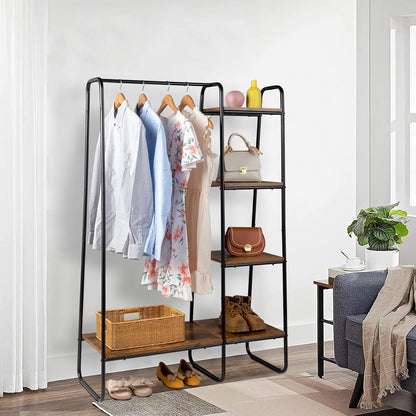 Clothes Rack with Shelves