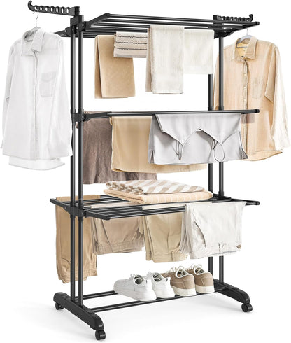 SONGMICS Large Clothes Airer LLR701B01V2