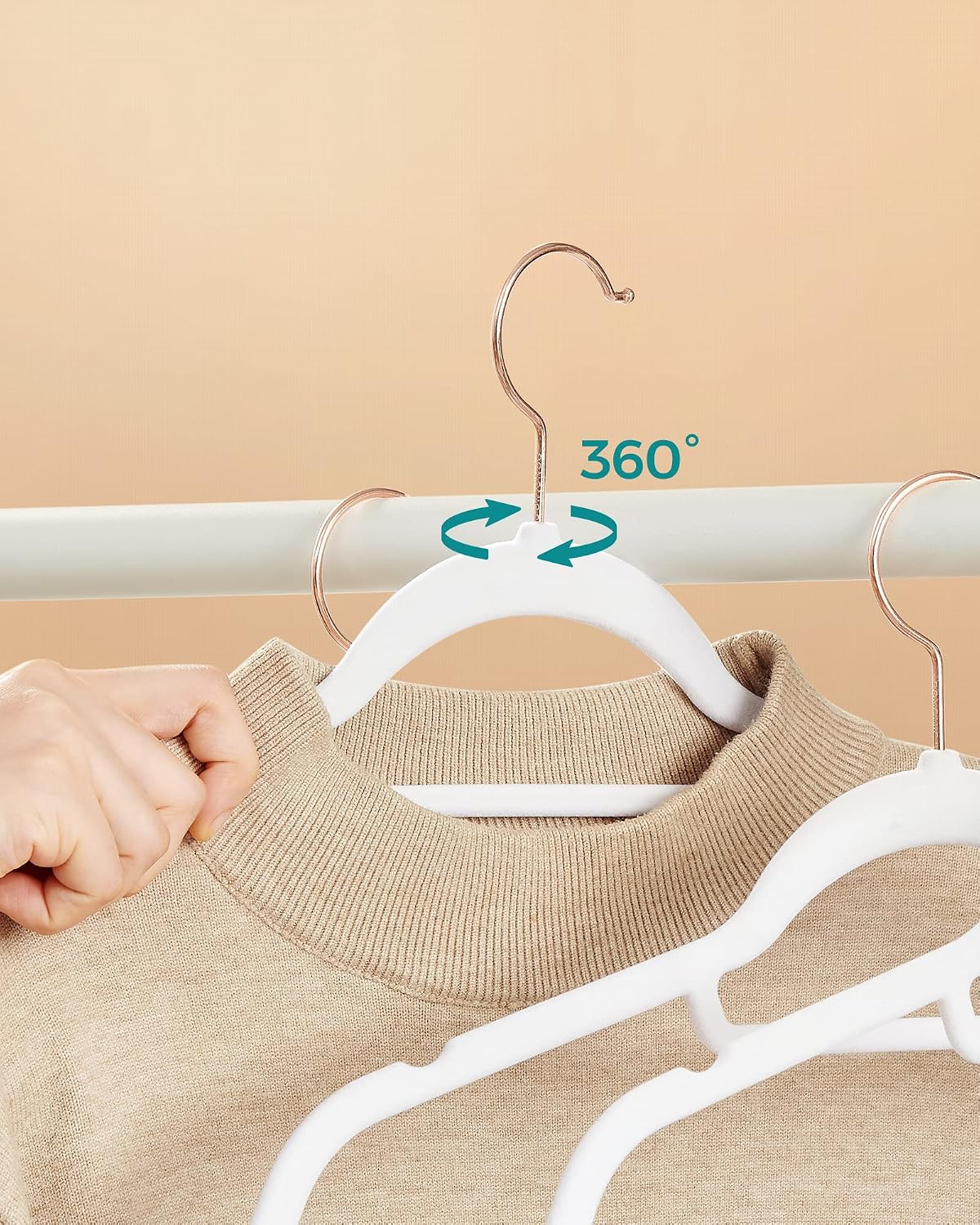 SONGMICS Velvet Hangers, Set of 50 CRF021W02