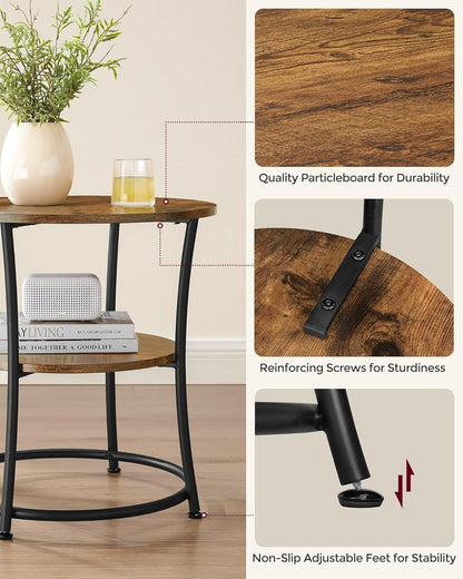 VASAGLE Side Table LET56BX