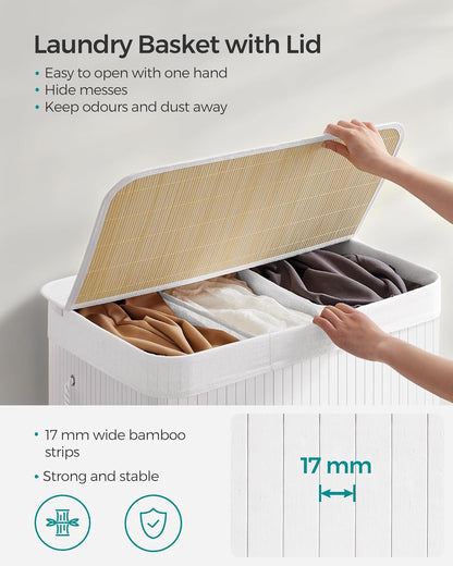 SONGMICS Laundry Basket LCB091W01V1