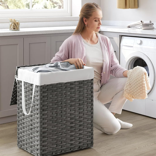 SONGMICS Laundry Hamper with Lid
