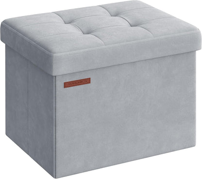 SONGMICS Pouf with Storage Space LSF200G02