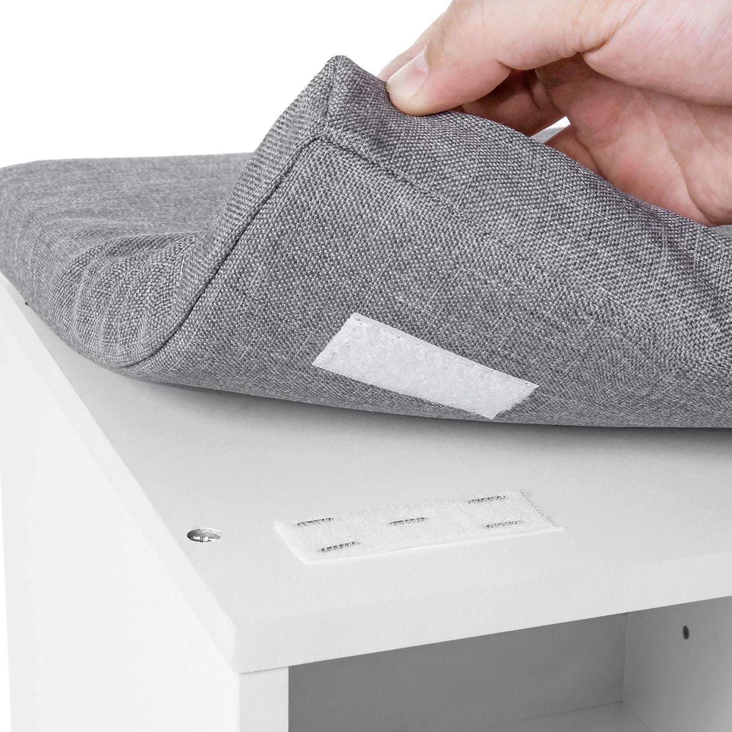 VASAGLE CUSTOS Collection - Shoe Bench, Storage Bench with Padded Seat lhs010w01
