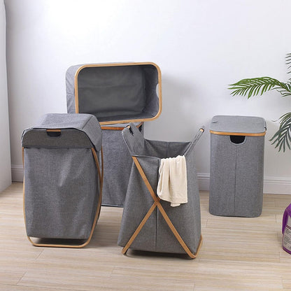 Foldable Laundry Basket with lid