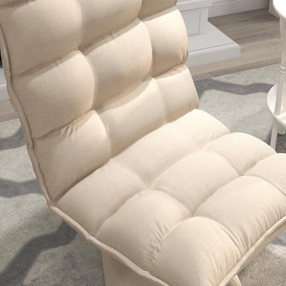 HOMCOM Lazy Floor Armchair Relax Lounge Chair