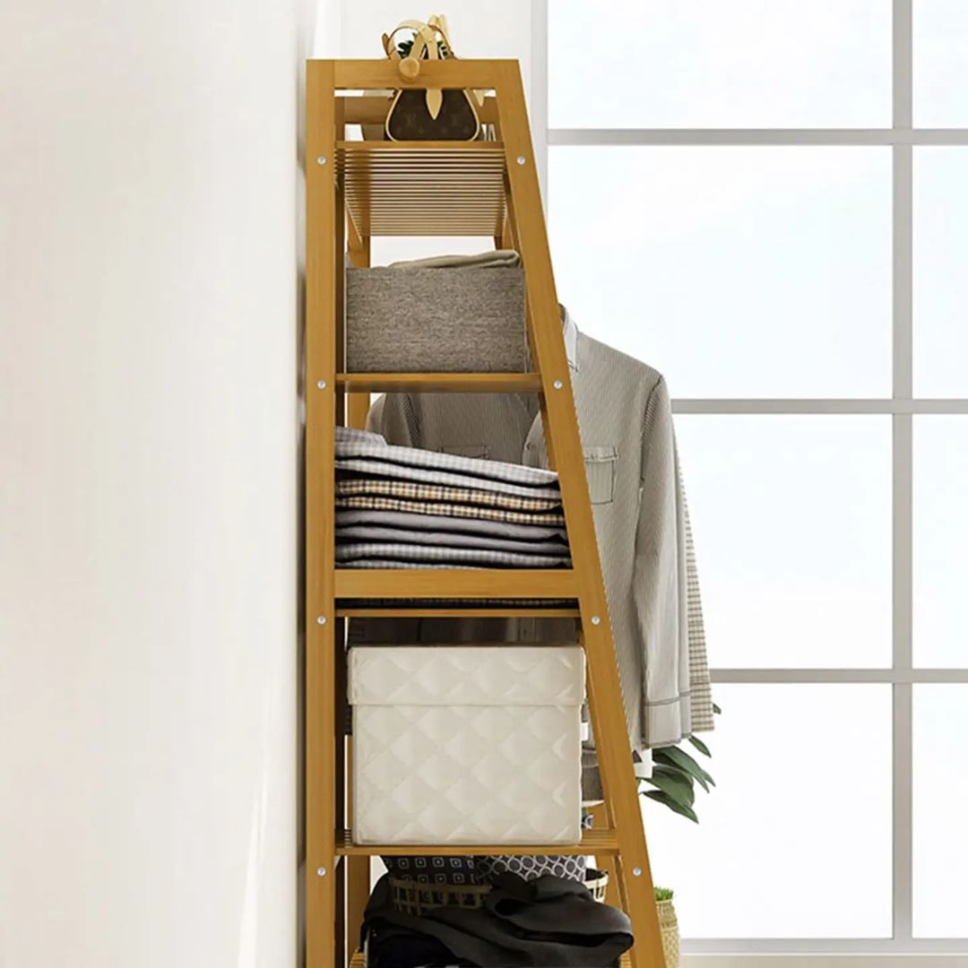 Bamboo Clothes Rack