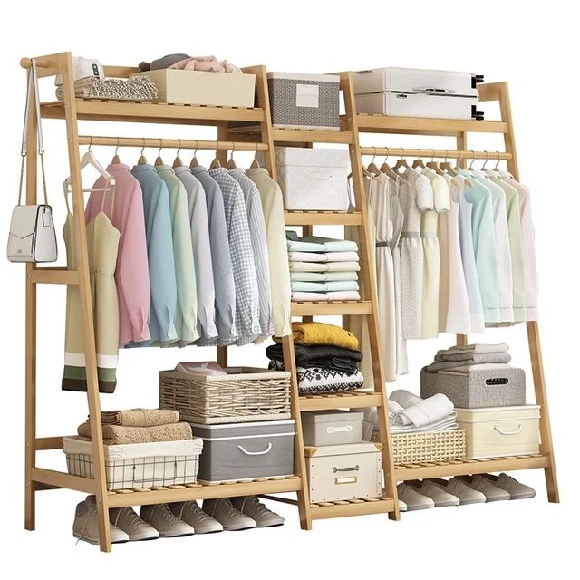 Bamboo Clothes Rack