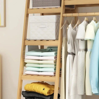 Bamboo Clothes Rack