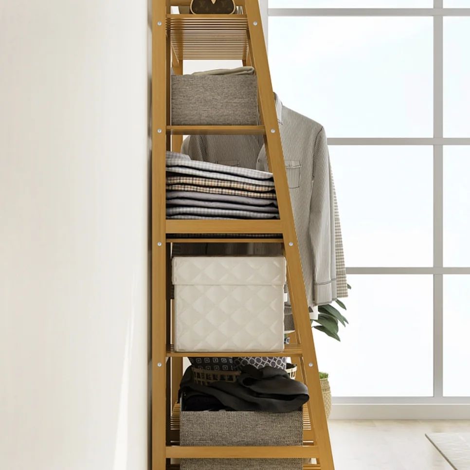 Bamboo Clothes Rack